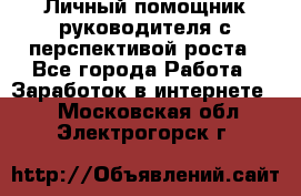 Личный помощник руководителя с перспективой роста - Все города Работа » Заработок в интернете   . Московская обл.,Электрогорск г.